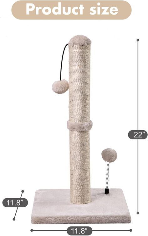 No. 9 - MECOOL Cat Scratching Post Premium - 4