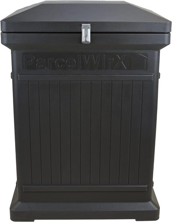 No. 2 - RTS Home Accents ParcelWirx Premium Vertical Large Lockable Package Delivery Box with Hinged Lid - 1