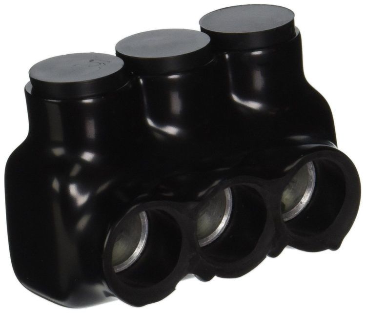 No. 7 - NSI Polaris Black IPL3/0-3B Insulated Multi-tap Connector - 1