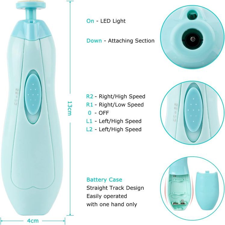 No. 3 - Lupantte Baby Nail Trimmer Electric - 3