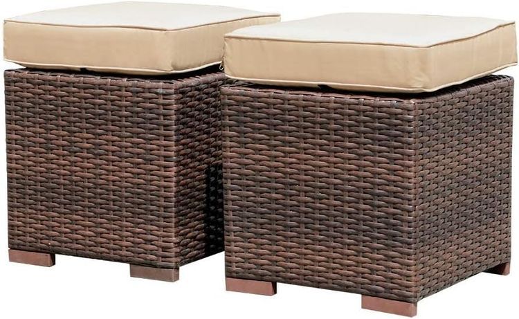 No. 2 - Patiorama Patio Ottoman - 1