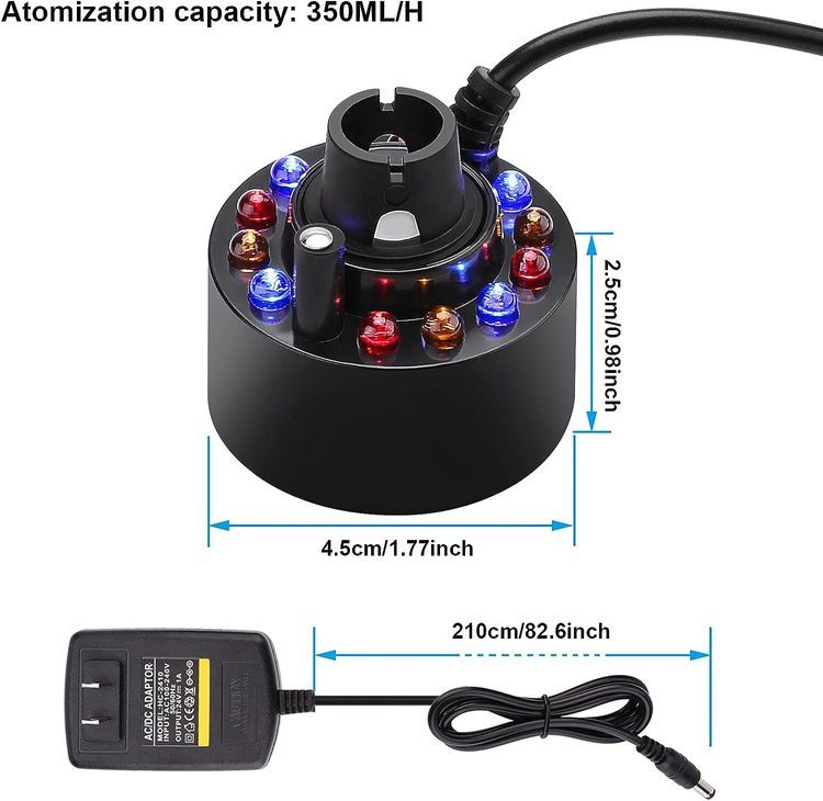 No. 8 - FITNATE Ultrasonic Mist Maker Fogger Atomizer - 3