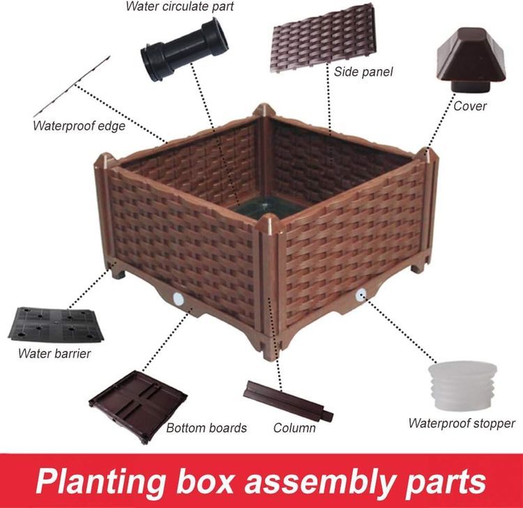 No. 7 - BAOYOUNI Raised Garden Bed Kit - 4