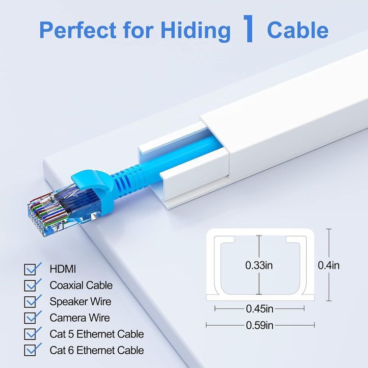 No. 10 - Yecaye One-Cord Channel Cable Concealer - 2