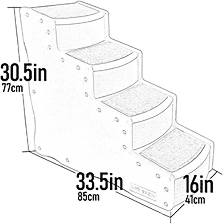 No. 5 - Pet Gear Easy Step IV Pet Stairs, 4 Step - 3