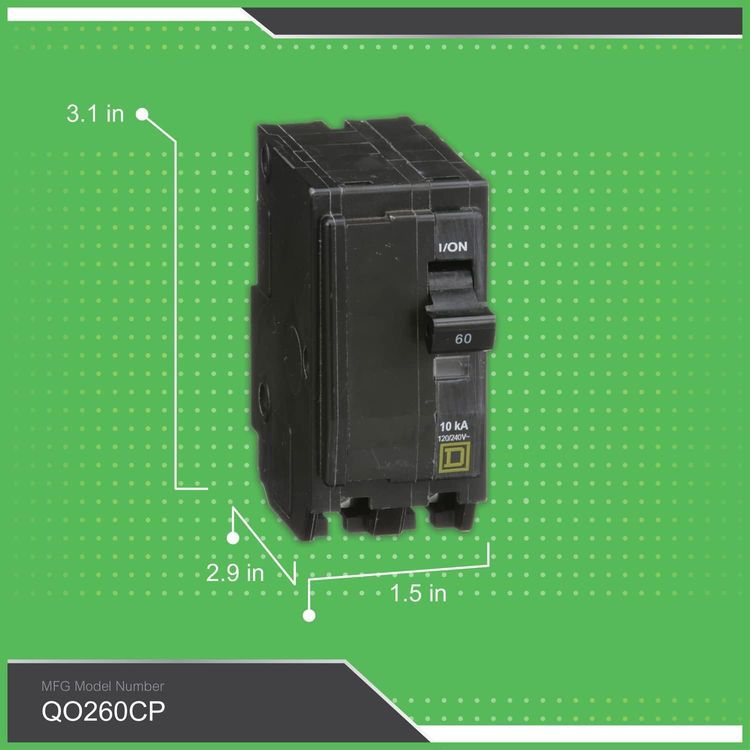 No. 7 - Square D QO260CP - 3