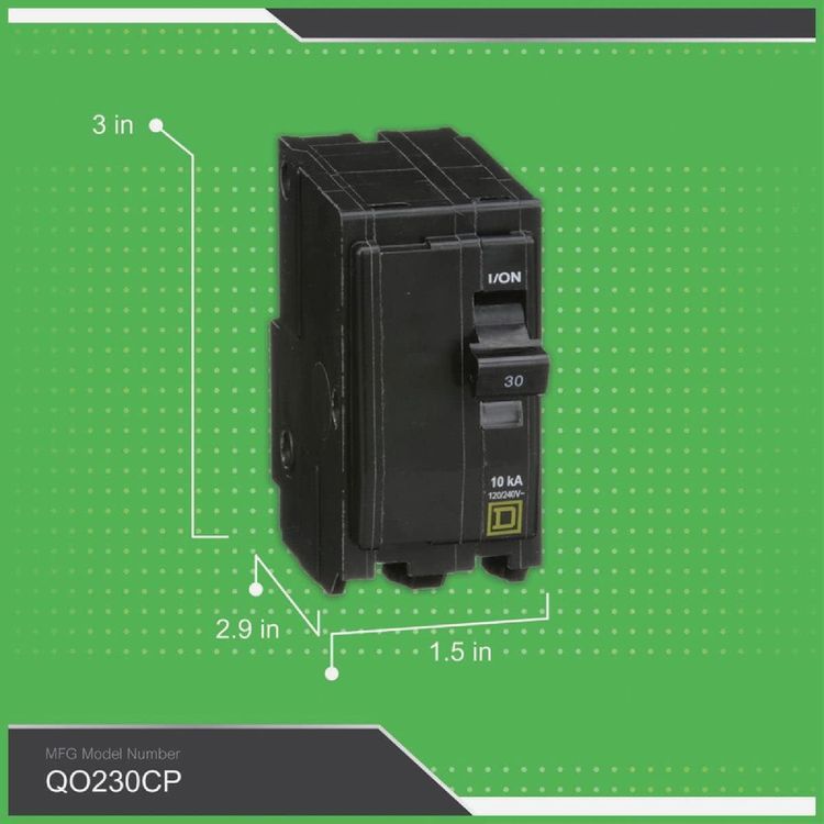 No. 5 - Square D QO230CP Circuit Breaker - 2