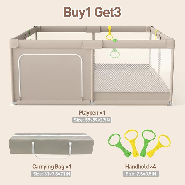 No. 9 - ZEEBABA Baby Playpen - 2