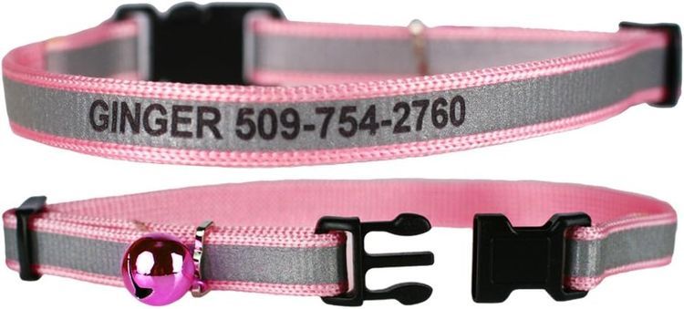 No. 4 - GoTags Personalized Safety Reflective Cat Collar - 3