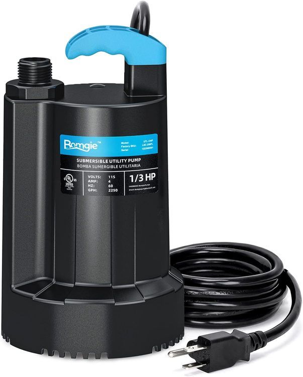 No. 8 - BOMGIE 1/3 HP Submersible Water Pump - 1