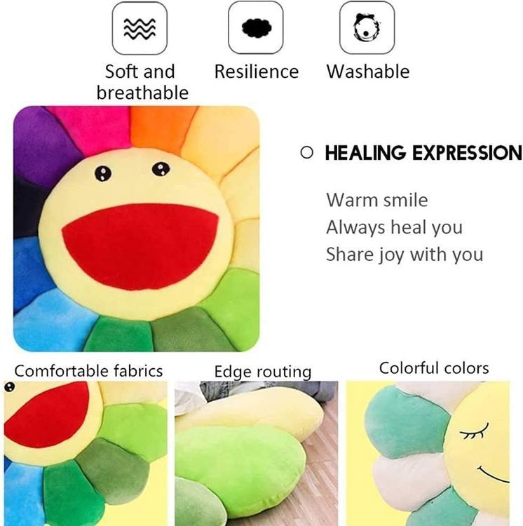 No. 5 - SNEPOO Rainbow Pillow - 3