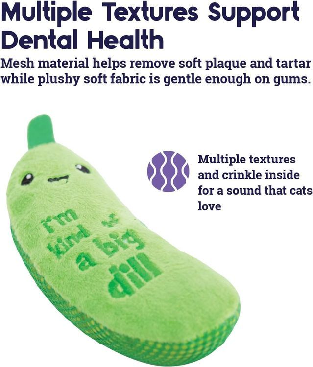 No. 1 - Crunchy Pickle Kicker Cat Toy - 3