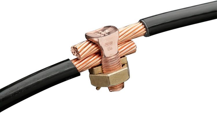 No. 6 - Gardner Bender GSBC-4 Solid Copper Split Bolt Connector - 3