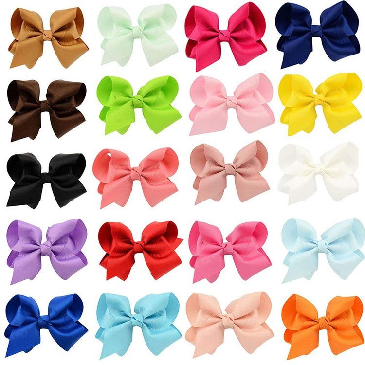 No. 3 - Hair Bows for Girls Grosgrain Ribbon - 5