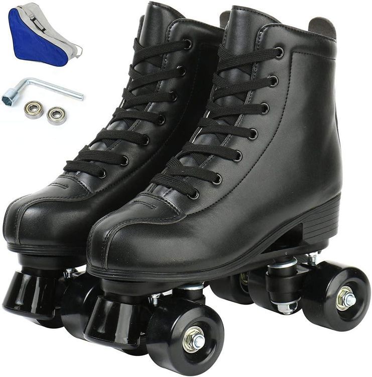 No. 5 - Jessie PU Leather Roller Skates - 1