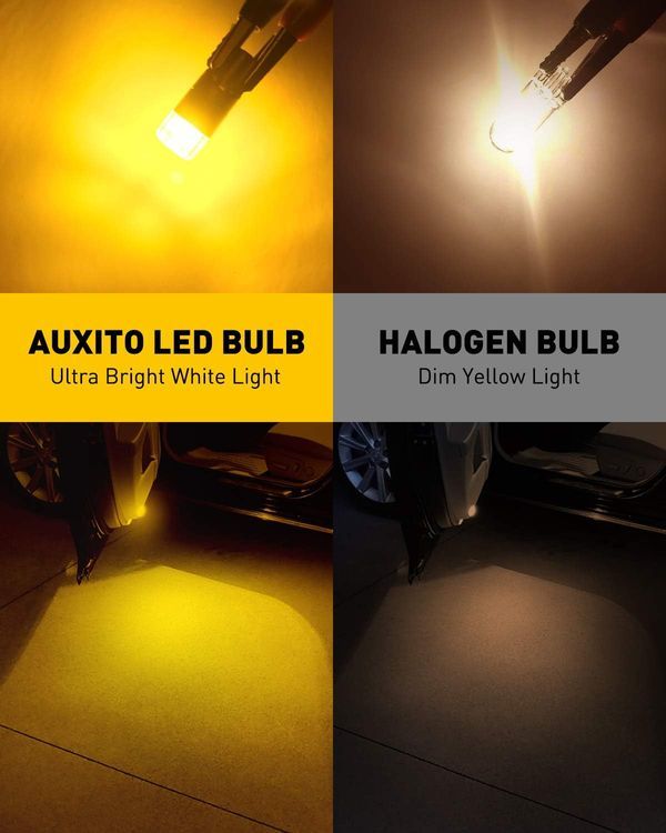 No. 4 - AUXITO 194 Amber Yellow LED Bulbs - 4