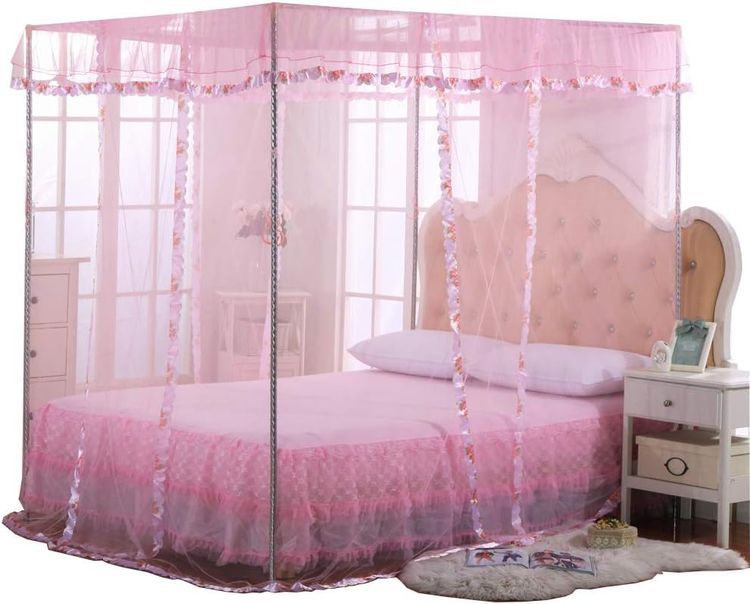 No. 5 - Twin Canopy Bed Curtains - 1