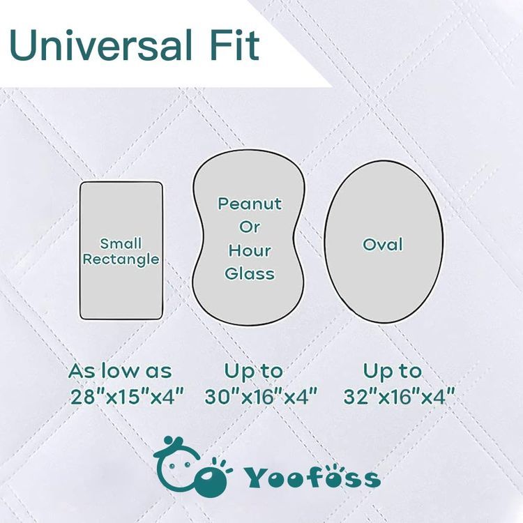 No. 7 - Yoofoss Waterproof Bassinet Mattress Pad Cover - 3