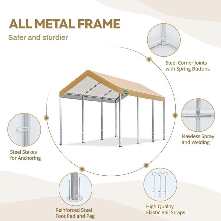 No. 4 - ADVANCE OUTDOOR Adjustable Carport - 3