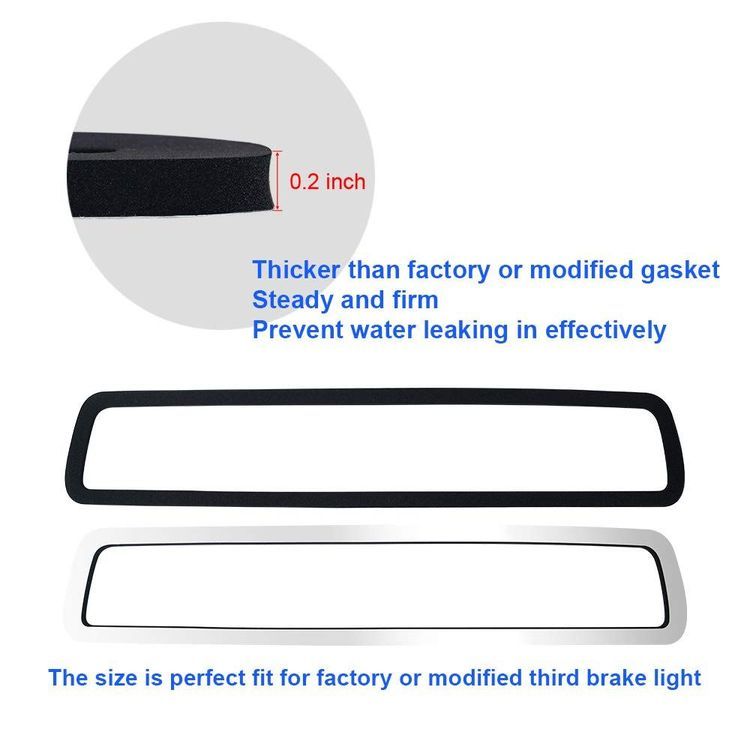 No. 5 - Third Brake Light Seal Gasket - 3