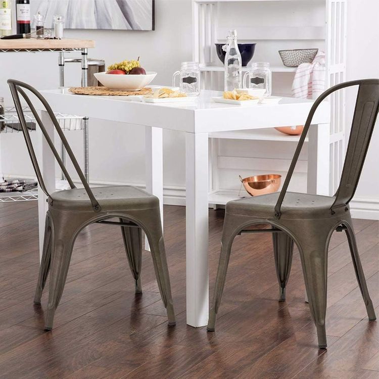 No. 3 - FDW Metal Dining Chairs - 4