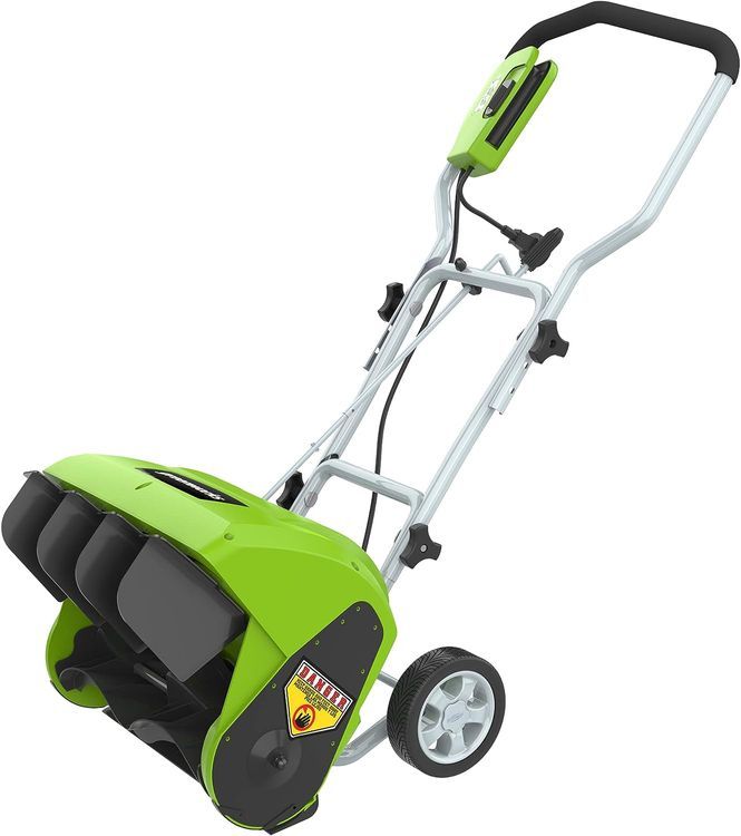 No. 7 - Greenworks 10 Amp 16-Inch Corded Electric Snow Blower - 1