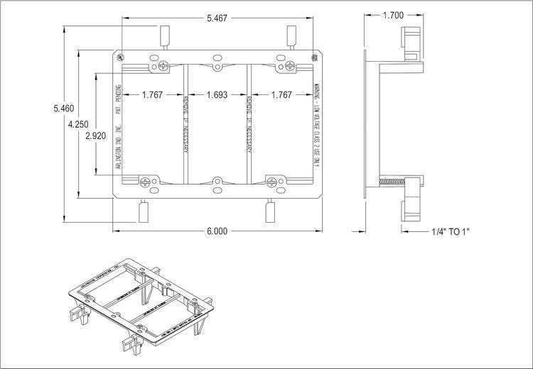 No. 6 - iMBAPrice Low Voltage Mounting Bracket - 4