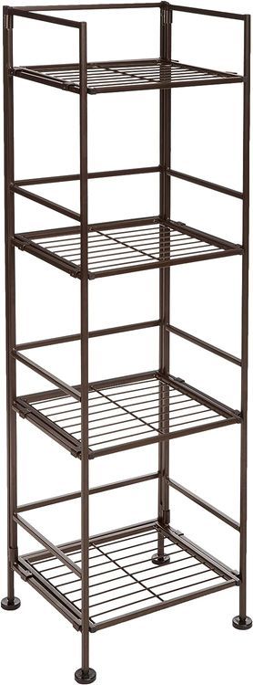 No. 6 - Amazon Basics 4-Tier Iron Tower Shelf - 1