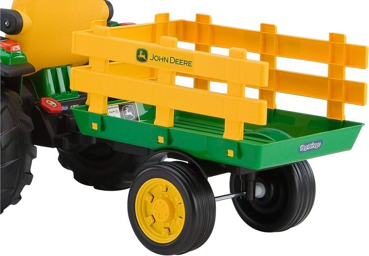 No. 7 - Peg Perego John Deere Ground Force Tractor with Trailer - 5