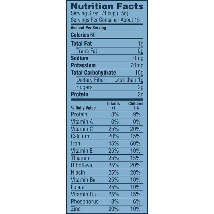 No. 2 - Gerber Baby Cereal 1st Foods, Grain & Grow Oatmeal - 5