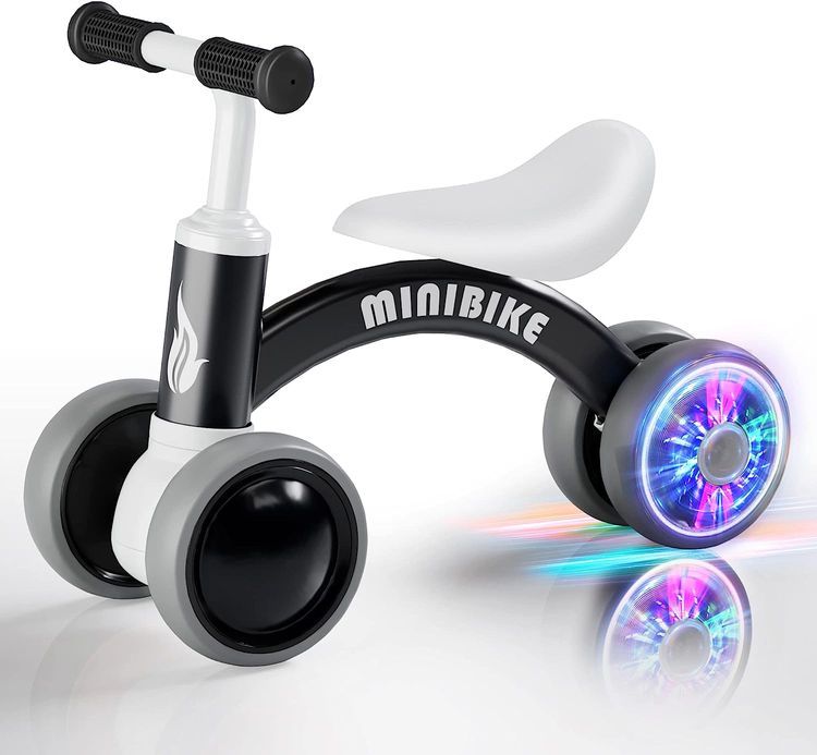 No. 10 - Cawhad Colorful Lighting Baby Balance Bike - 1