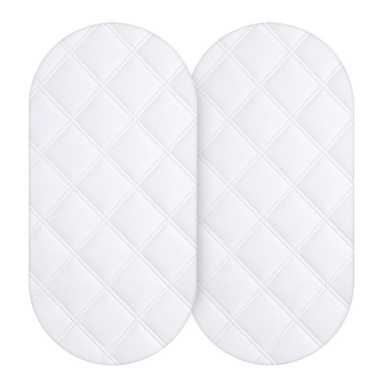 No. 7 - Yoofoss Waterproof Bassinet Mattress Pad Cover - 1