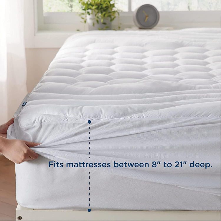 No. 8 - Bedsure Twin XL Mattress Pad - 2