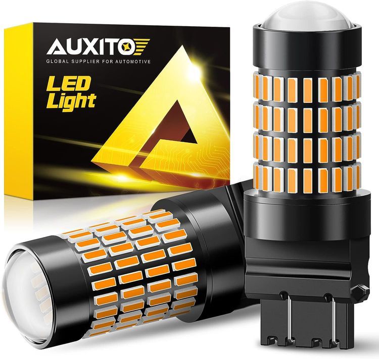 No. 2 - AUXITO 3157 LED Bulbs Amber for Turn Signal Side Marker Lights - 1