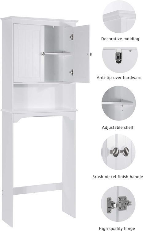 No. 6 - Spirich Over-the-Toilet Storage Cabinet - 5