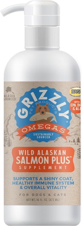 No. 3 - Grizzly Wild Alaskan Salmon Oil Dog Food Supplement - 1