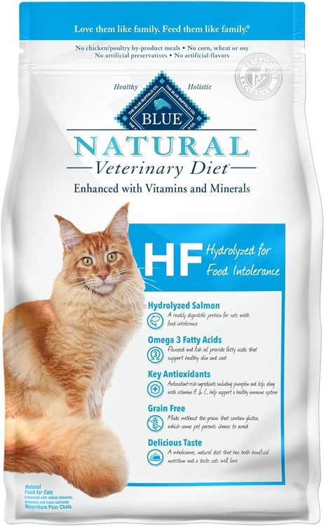 No. 8 - Blue Buffalo Veterinary Diet HF Hydrolyzed for Food Intolerance Dry Cat Food - 1