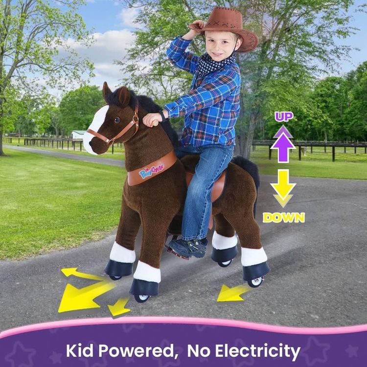 No. 4 - PonyCycle Authentic Horse Ride on Toy for Toddlers - 4