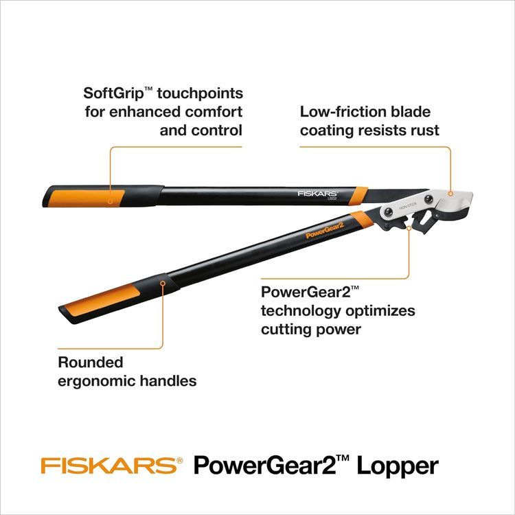 No. 2 - Fiskars 32" PowerGear2 Garden Bypass Lopper - 3