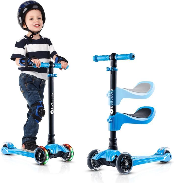 No. 6 - Lascoota 2-in-1 Kids Kick Scooter - 2