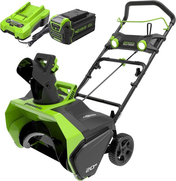 No. 9 - Greenworks 40V Brushless Cordless Snow Blower - 1
