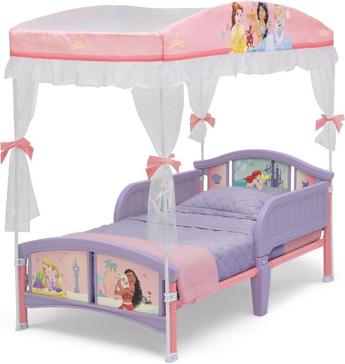 No. 9 - Delta Children Canopy Toddler Bed - 4