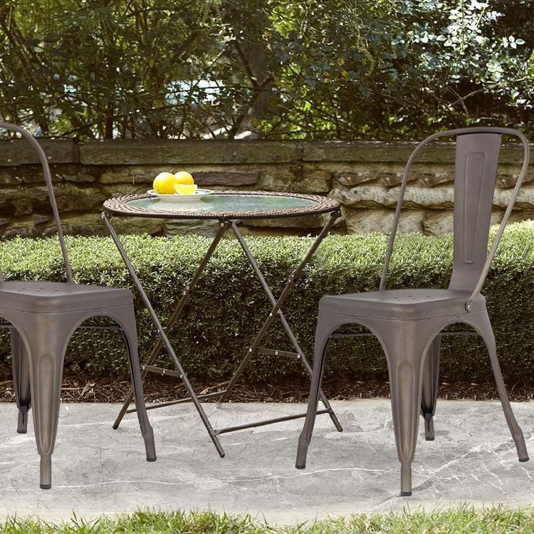 No. 3 - FDW Metal Dining Chairs - 2