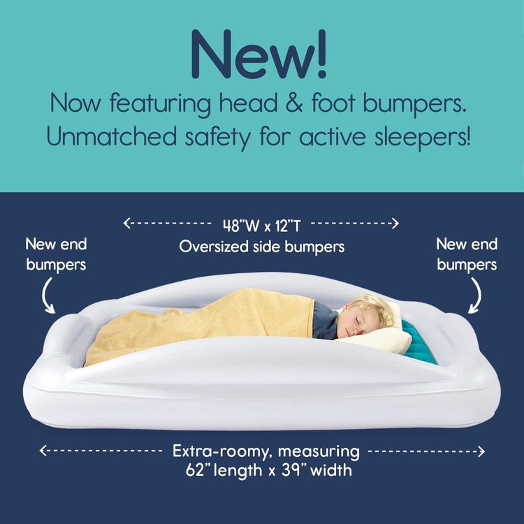 No. 8 - hiccapop Inflatable Toddler Travel Bed - 4