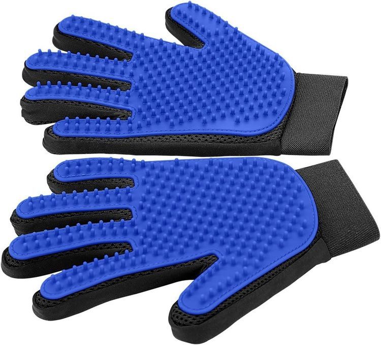 No. 3 - DELOMO Upgrade Pet Grooming Gloves - 1