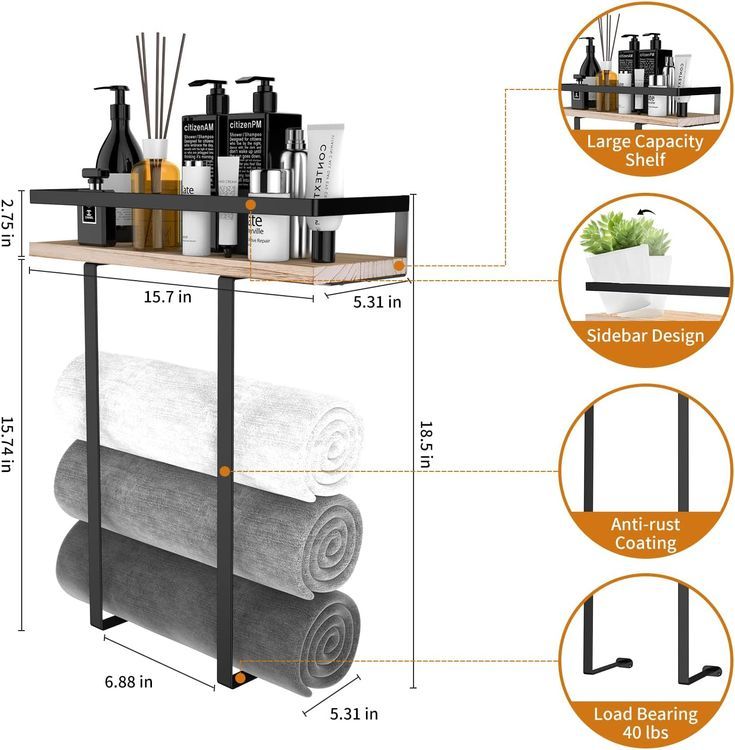 No. 7 - Towel Racks for Bathroom Wall Mounted - 4