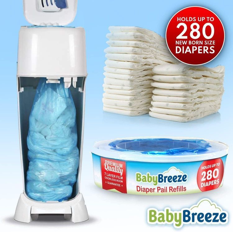 No. 4 - BabyBreeze Diaper Pail Refill Bags - 2