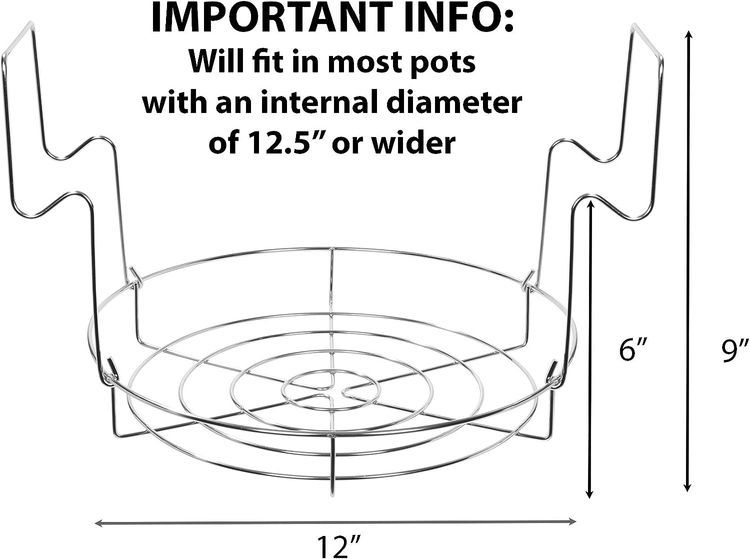 No. 2 - Concord 12" Stainless Steel Canning Rack - 4