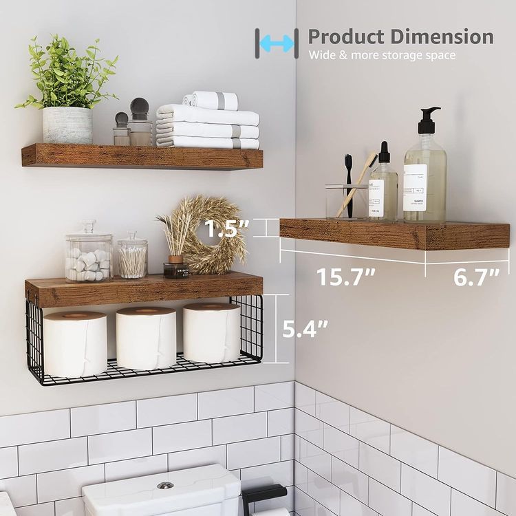 No. 3 - QEEIG Bathroom Shelves - 3