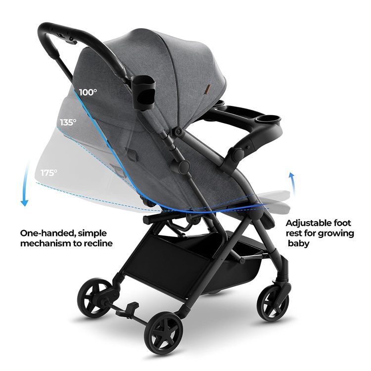 No. 6 - Mompush Lithe V2 Lightweight Stroller - 3